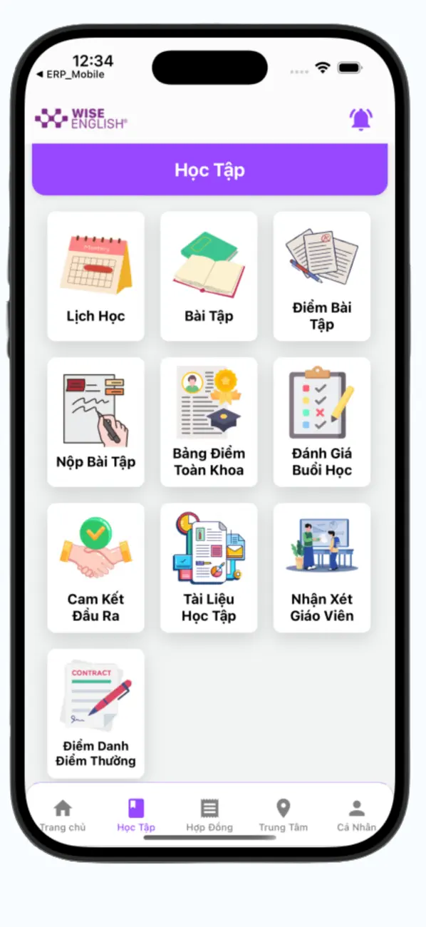 ERP WISEENGLISH App Store screenshot 2